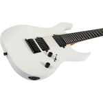 Spira S-407 MWH 7-snarig elektrisch gitaar schuin aanzicht