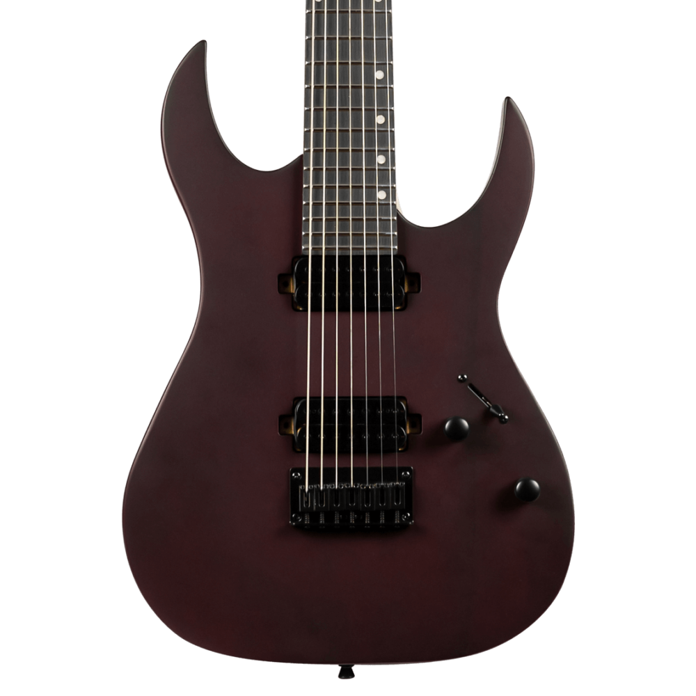 Spira S-407 MWR 7-snarig elektrisch gitaar vooraanzicht body