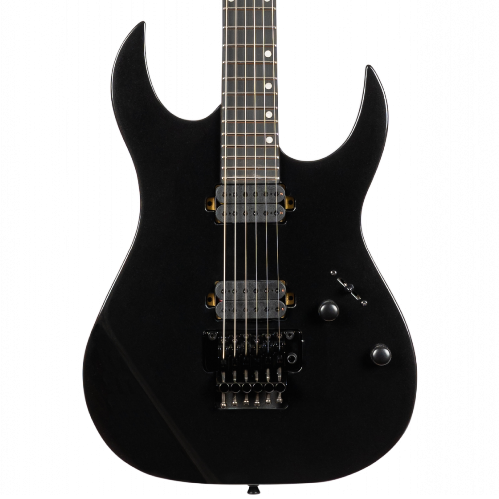 Spira S-420 BK elektrisch gitaar vooraanzicht body