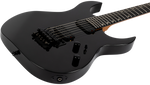 Spira S-420 BK elektrisch gitaarschuin aanzicht