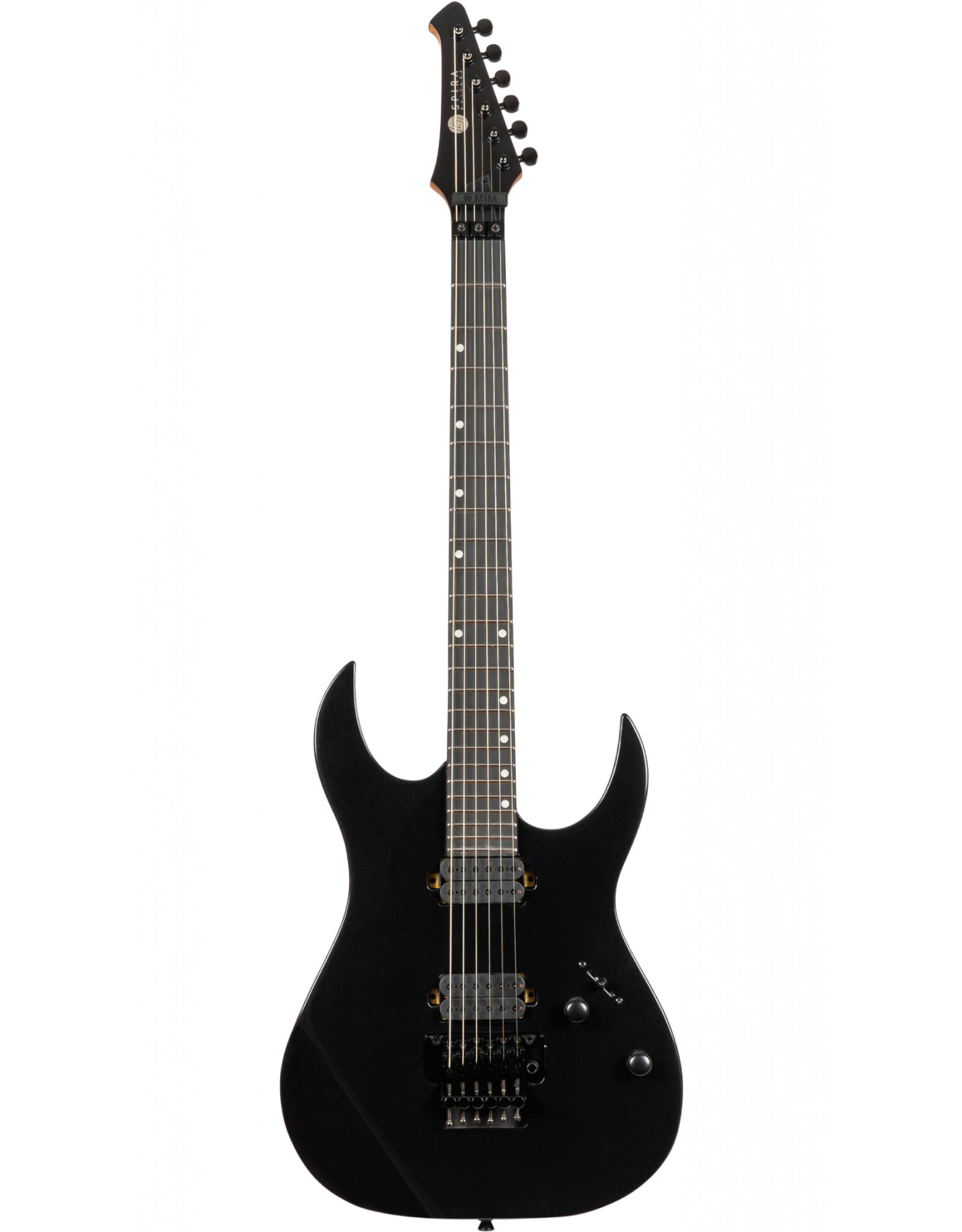 Spira S-420 BK elektrisch gitaar vooraanzicht