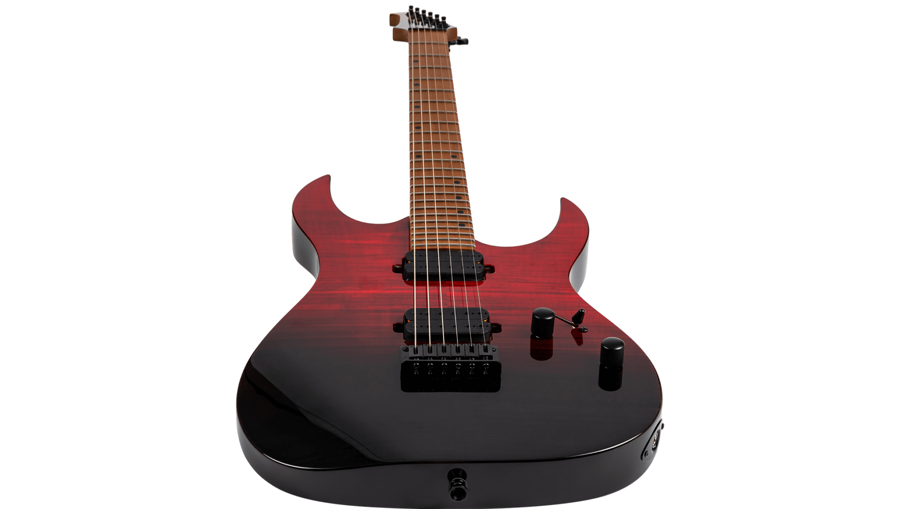Spira S-450 TRD elektrisch gitaar aanzicht schuin van onderen
