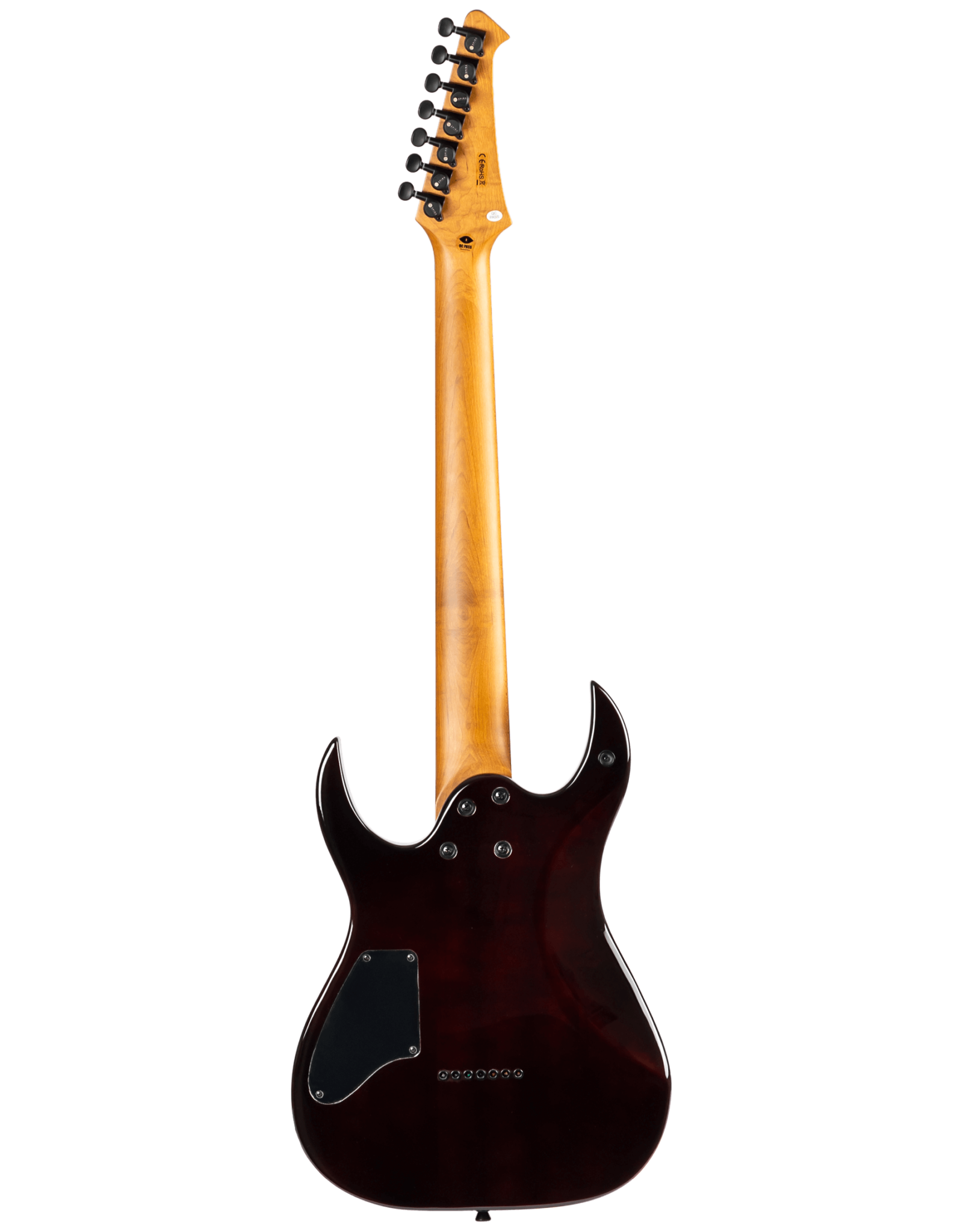 Spira S-457 TPP 7-snarig elektrisch gitaar achteraanzicht