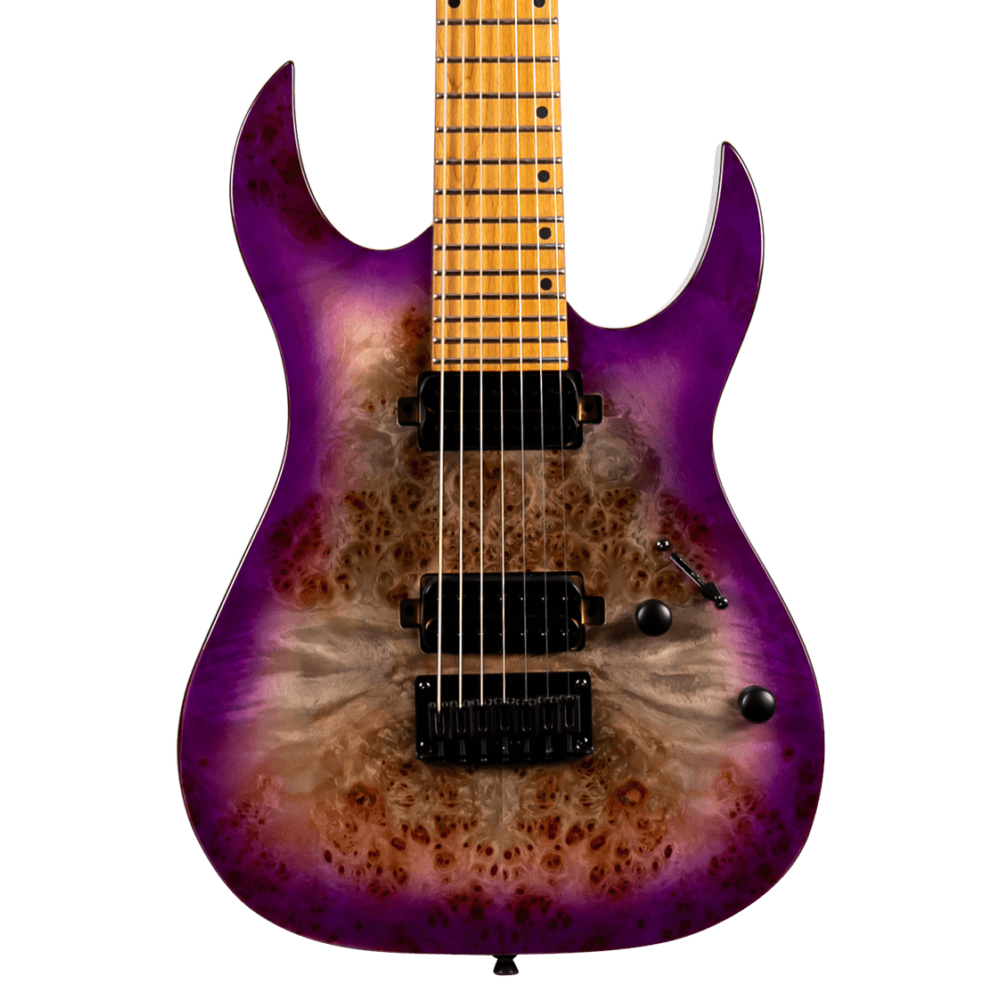 Spira S-457 TPP 7-snarig elektrisch gitaar vooraanzicht body