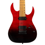 Spira S457 TRD 7-snarig elektrisch gitaar vooraanzicht body