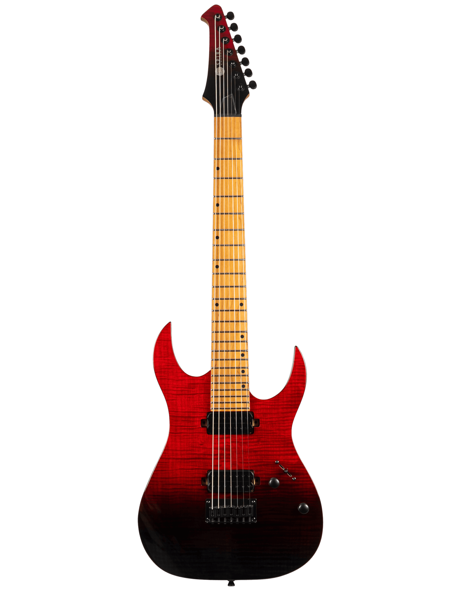 Spira S-457 TRD 7-snarig elektrisch gitaar vooraanzicht