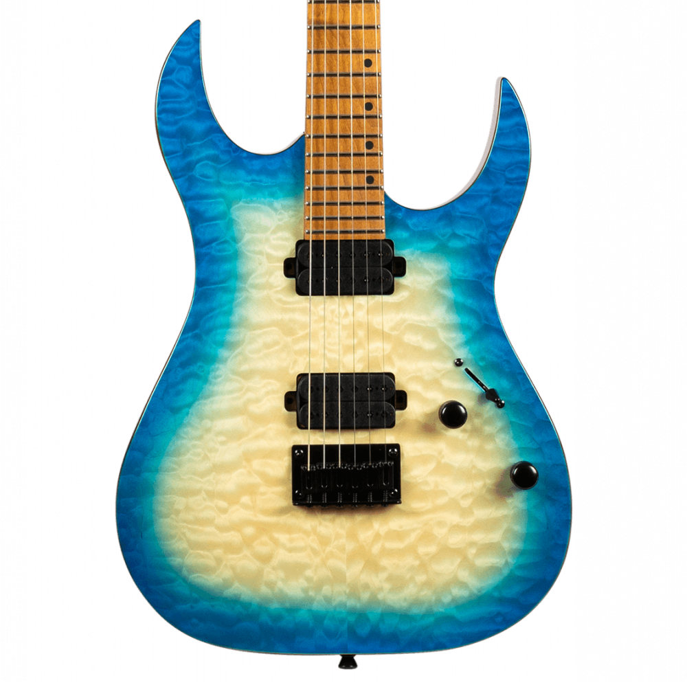 Spira S-500 QAB elektrisch gitaar vooraanzicht body