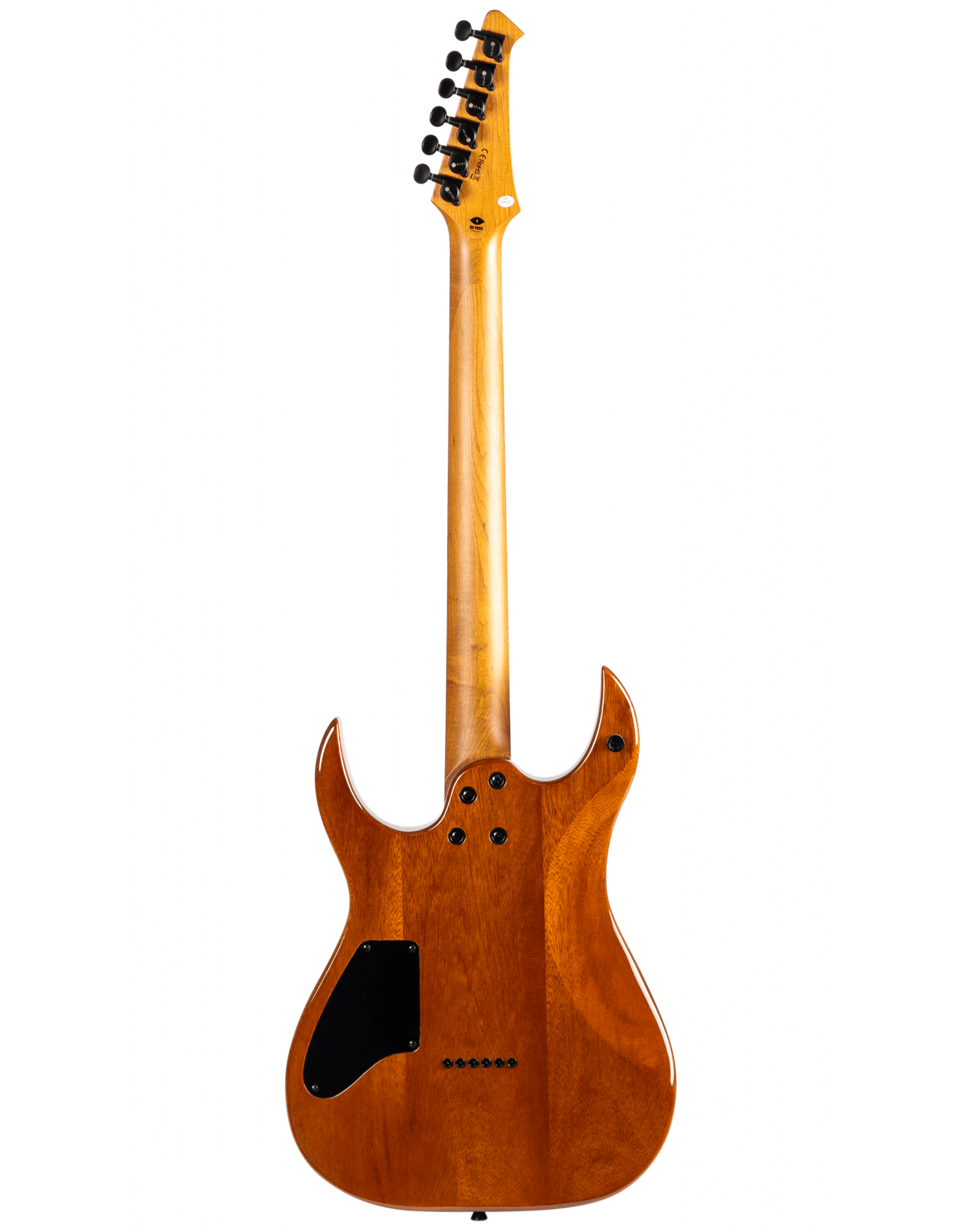 Spira S-500 QGY E elektrisch gitaar achteraanzicht