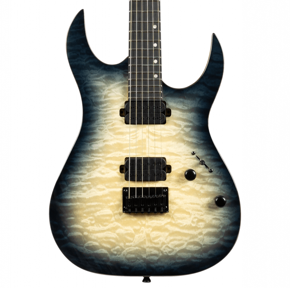 Spira S-500 QGY E elektrisch gitaar vooraanzicht body