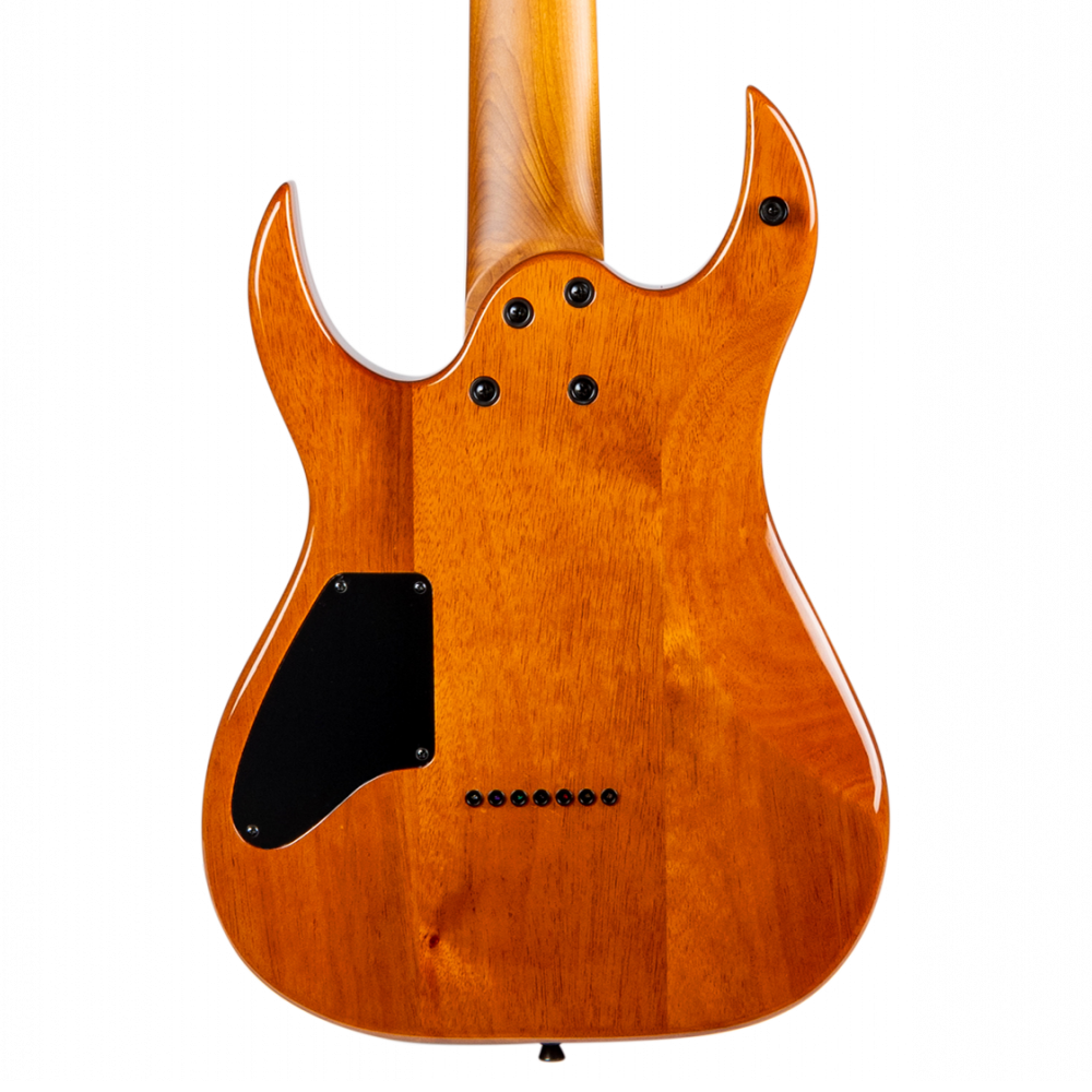 Spira S-507 QFB 7-snarig elektrisch gitaar achteraanzicht body