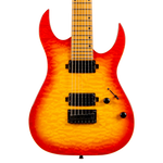 Spira S-507 QFB 7-snarig elektrisch gitaar vooraanzicht body