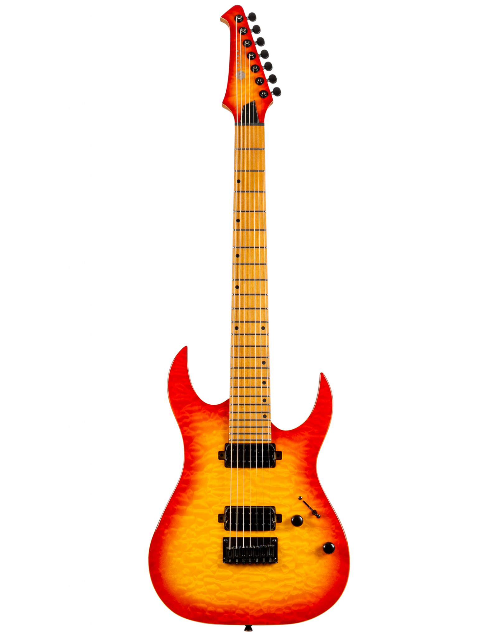 Spira S-507 QFB 7-snarig elektrisch gitaar vooraanzicht