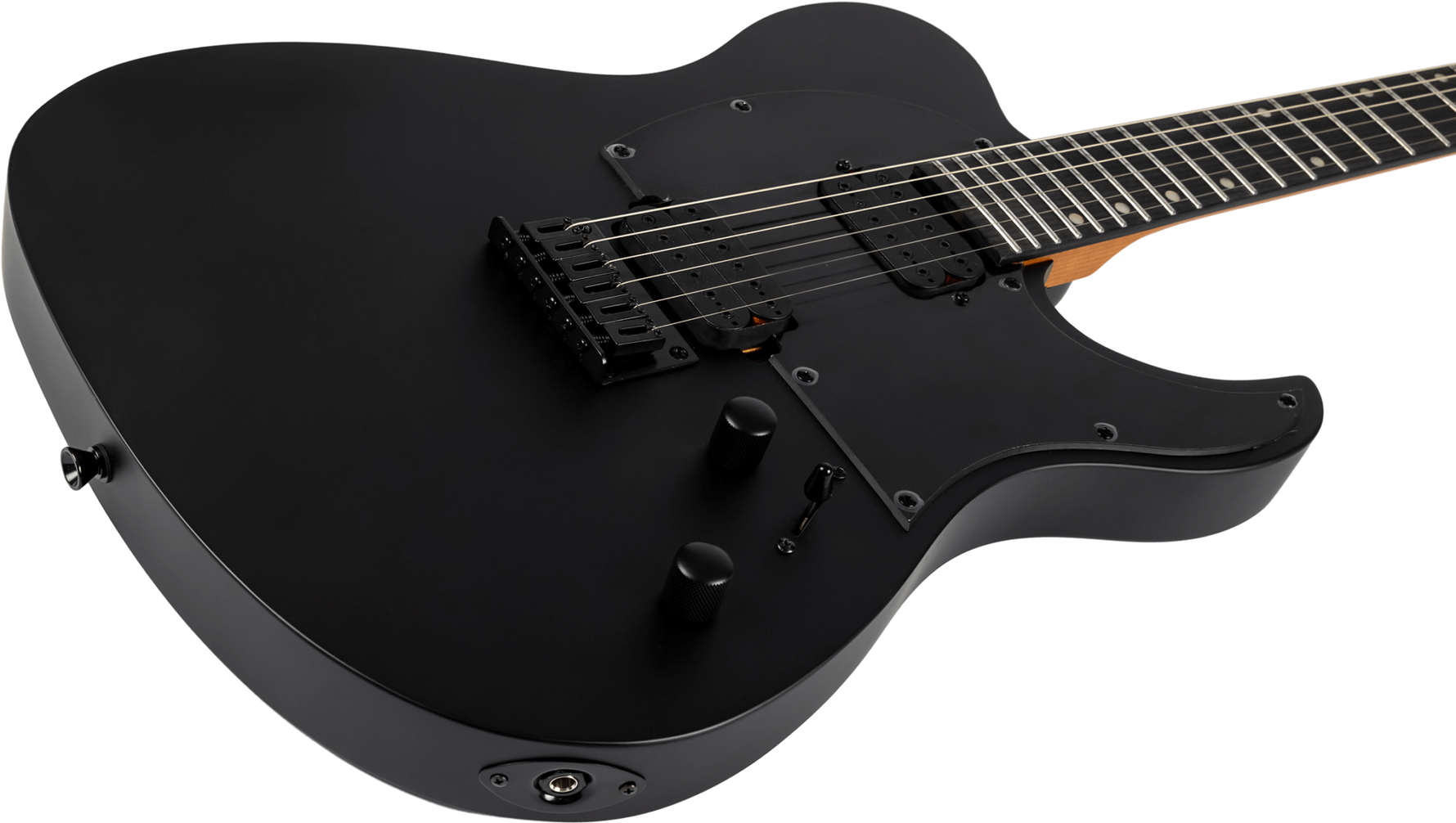 Spira T-400 MBK elektrisch gitaar schuin aanzicht