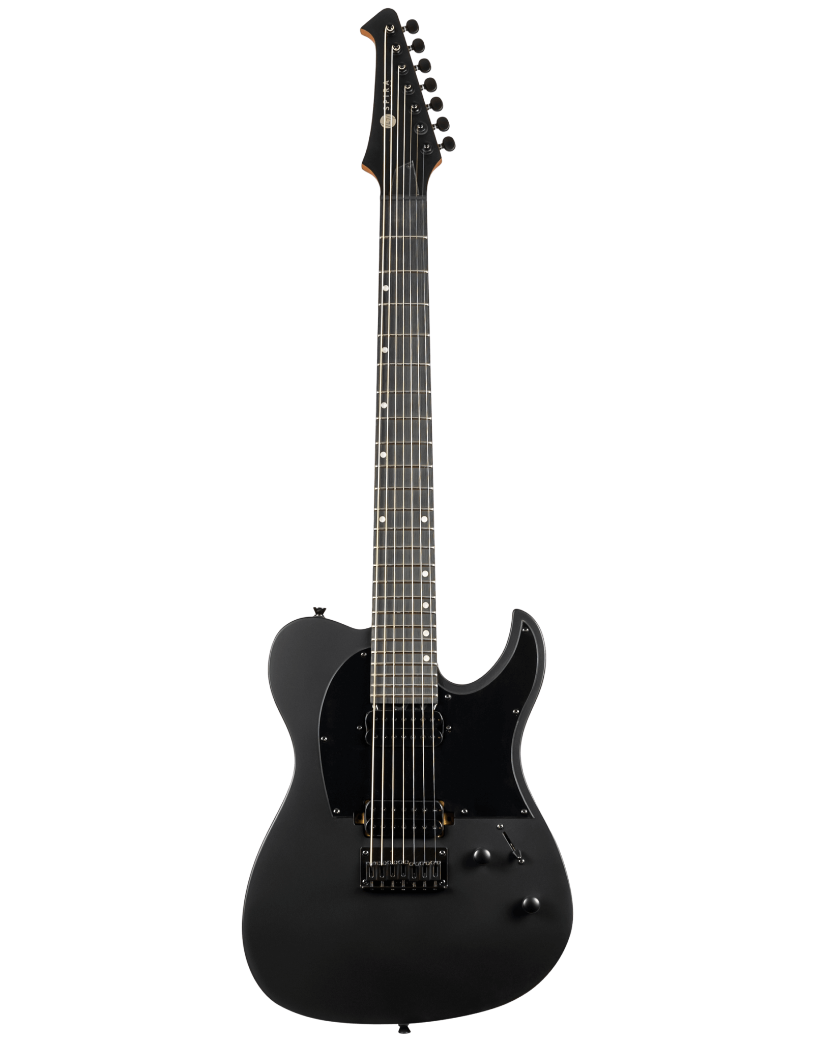 Spira T-407 MBK 7-snarig elektrisch gitaar vooraanzicht