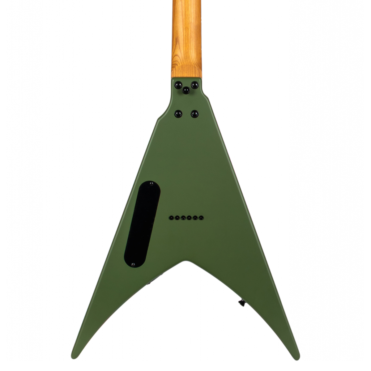 Spira V-400 MGR elektrisch gitaar acheraanzicht body