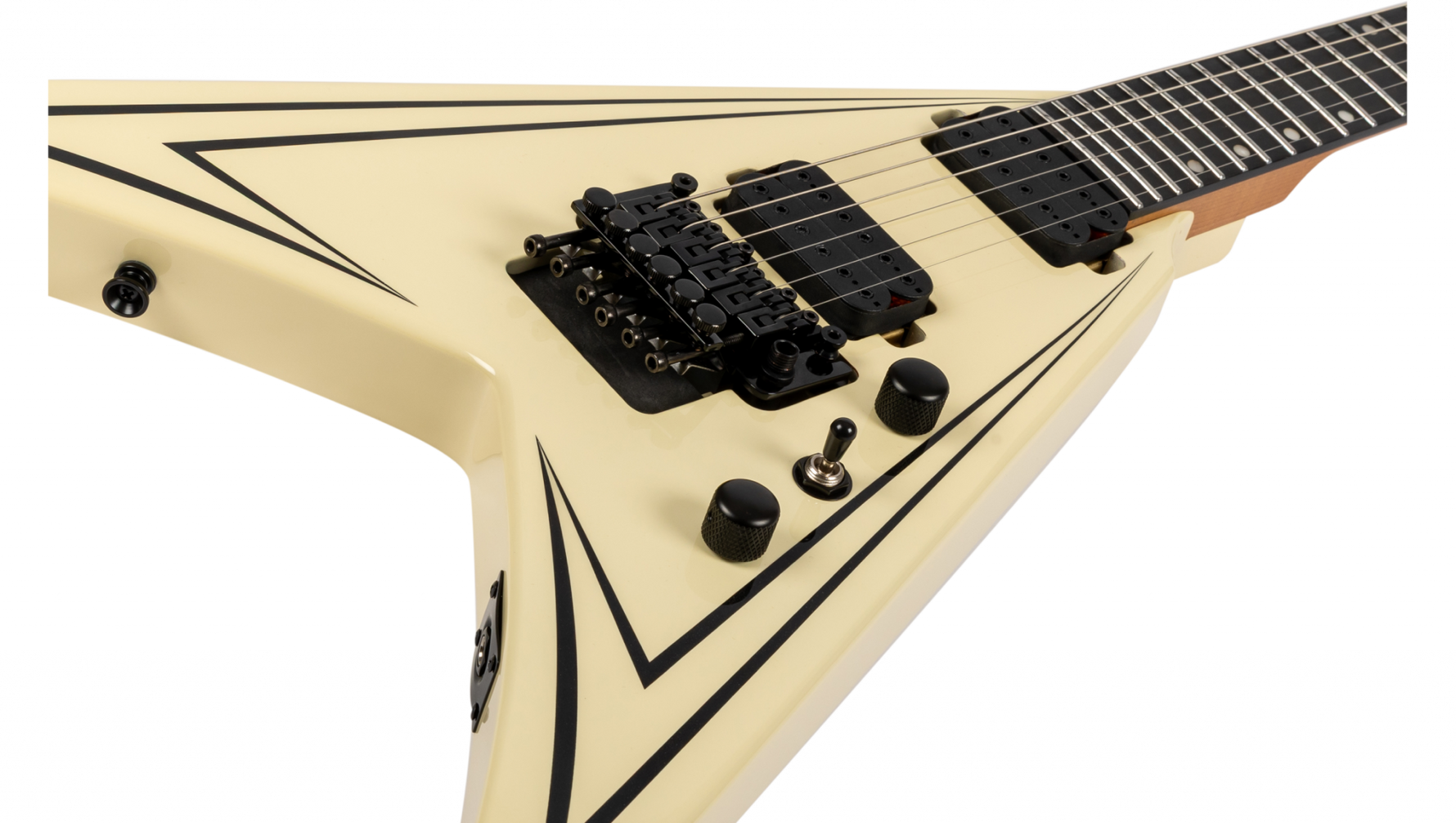 Spira V-420 AWH elektrisch gitaar schuin aanzicht