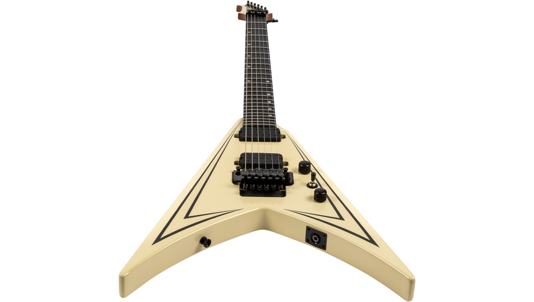 Spira V-420 AWH elektrisch gitaar aanzicht schuin van onderen
