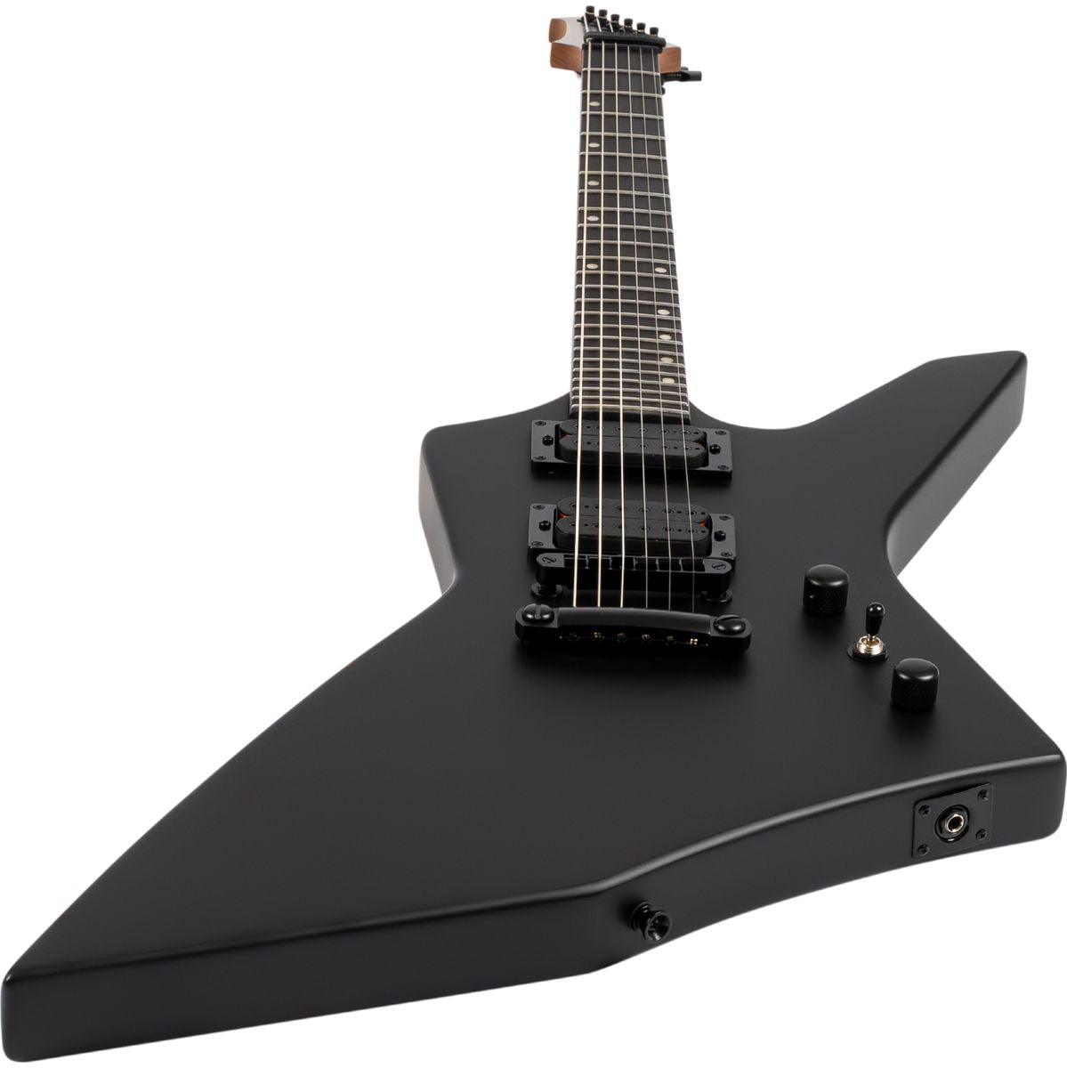 Spira X-400 MBK elektrisch gitaar aanzicht schuin van onderen