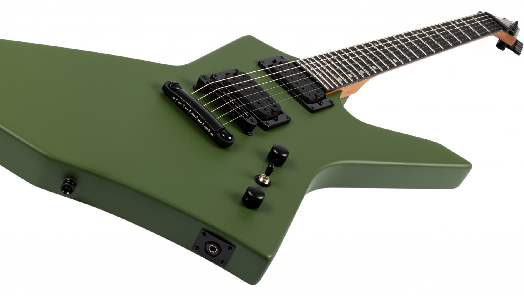Spira X-400 MGR elektrisch gitaar schuin aanzicht