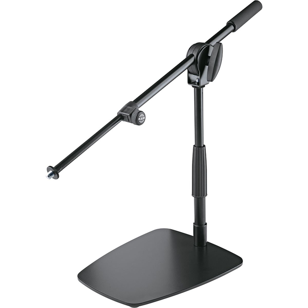 25993 Microfoon standaard laag model met platte voet