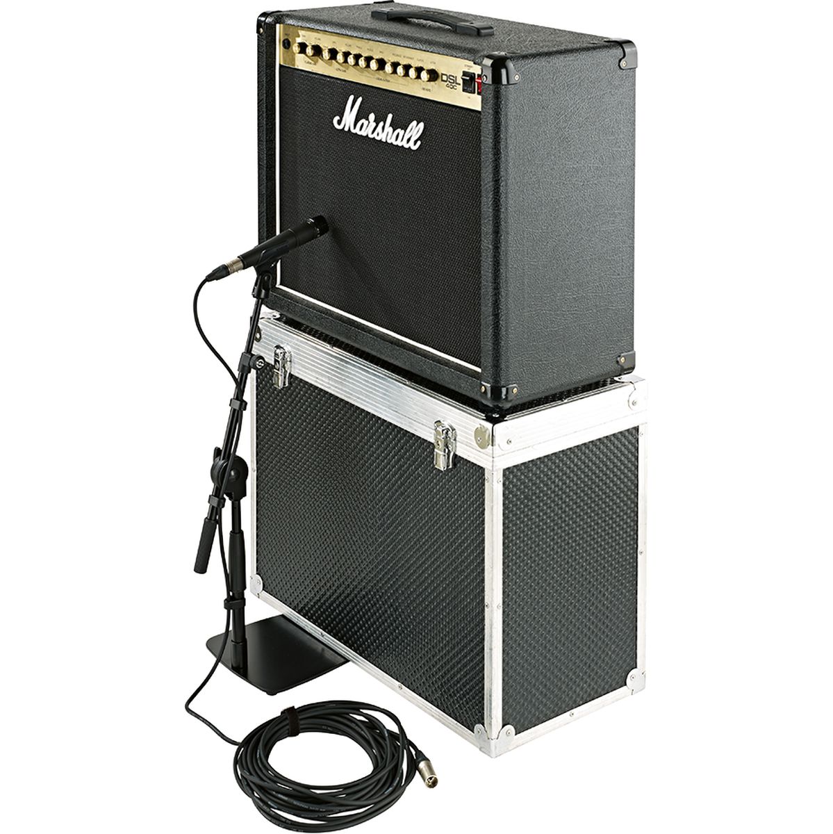 25993 Microfoon standaard laag model met platte voet