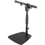 25995 Tafel Microfoon standaard laag model met platte voet