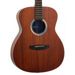 Tanglewood TE3BL akoestisch gitaar vooraanzicht body