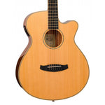 Tanglewood TRX4CE akoestisch/elektrisch gitaar vooraanzicht body