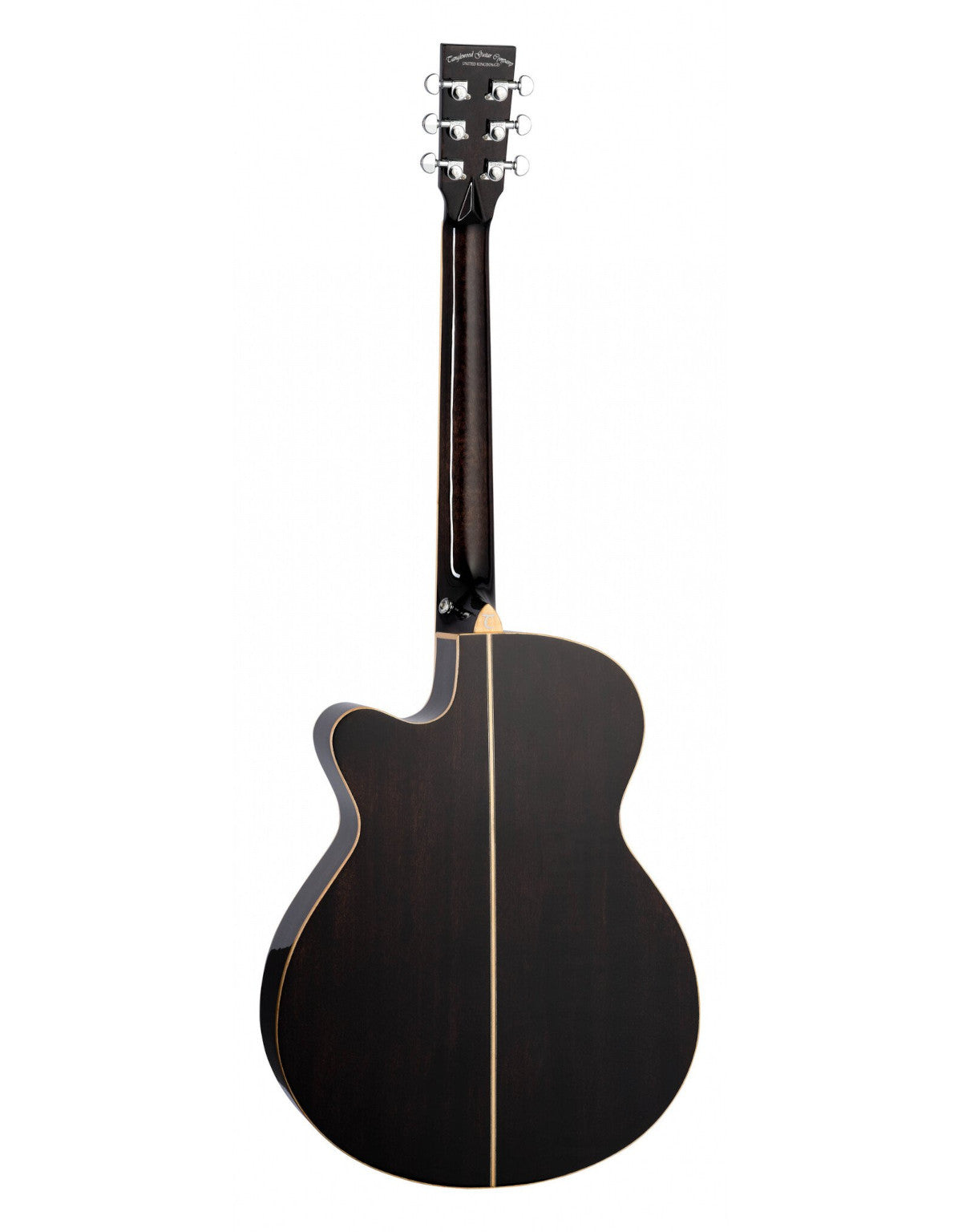Tanglewood TW4CEBS akoestisch/elektrisch gitaar achteraanzicht