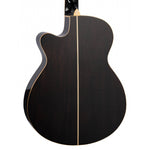 Tanglewood TW4CEBS akoestisch/elektrisch gitaar achteraanzicht body