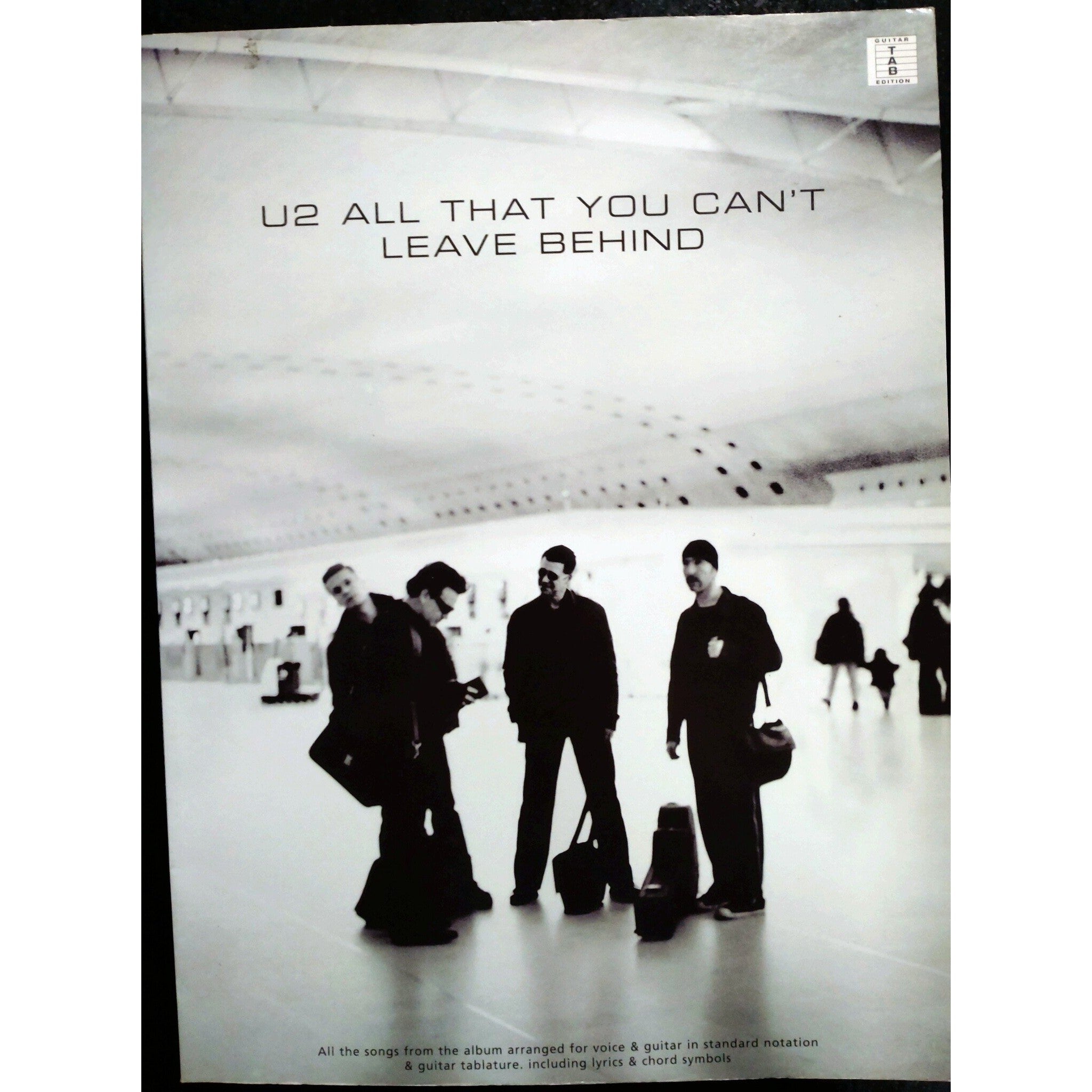 Universal Music Publishing U2 - All That You Can't Leave Behind - Guitar with tablature and vocals