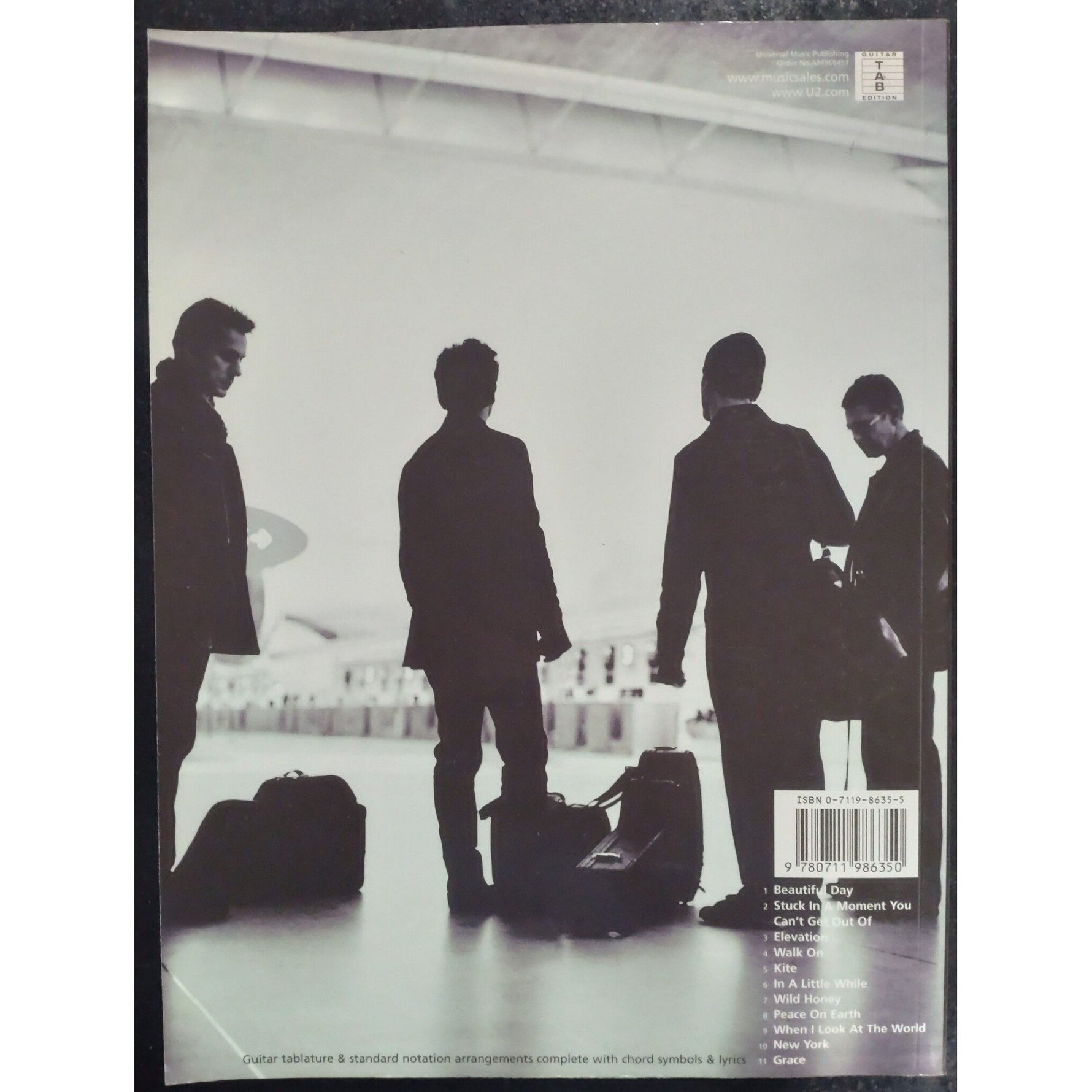 Universal Music Publishing U2 - All That You Can't Leave Behind - Gitaar met tablatuur en Zang