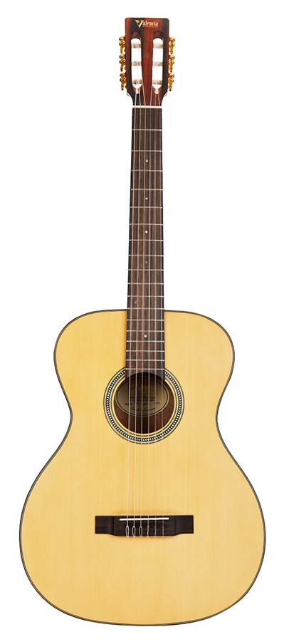 Valencia VA434 klassiek gitaar aanzicht recht van voren