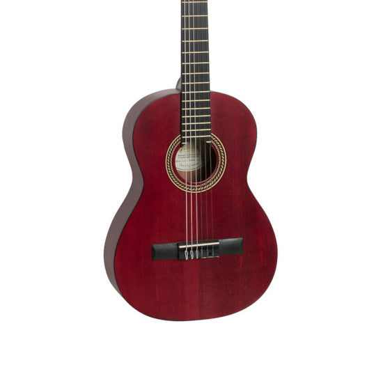 Valencia VC201 TRD 1/4 klassiek gitaar vooraanzicht body