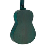 Valencia VC202 TBU 1/2 klassiek gitaar achteraanzicht body