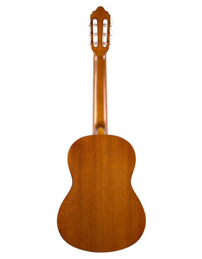Valencia VC202 1/2 klassiek gitaar achteraanzicht