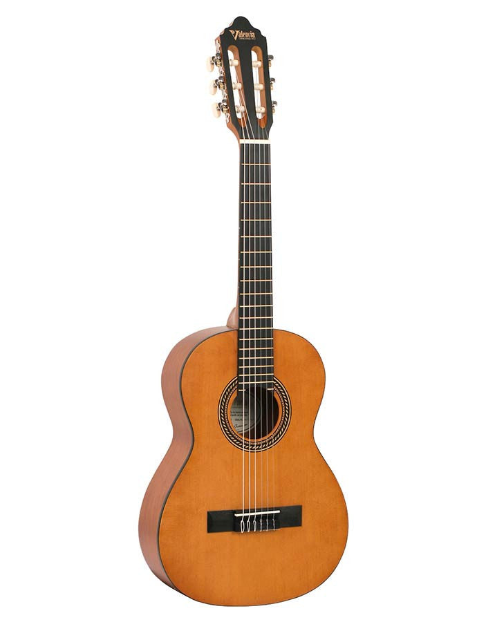 Valencia VC202 1/2 klassiek gitaar vooraanzicht