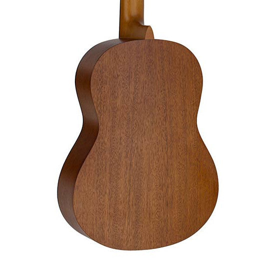 Valencia VC203 3/4 klassiek gitaar achteraanzicht body