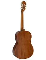 Valencia VC204H hybride klassiek gitaar achteraanzicht