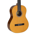 Valencia VC204H hybride klassiek gitaar vooraanzicht body
