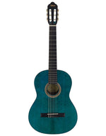 Valencia VC204 TBU klassiek gitaar aanzicht recht van voren
