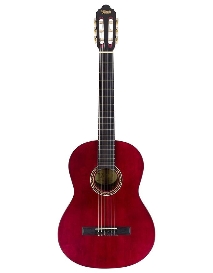 Valencia VC204 TWR klassiek gitaar aanzicht recht van voren