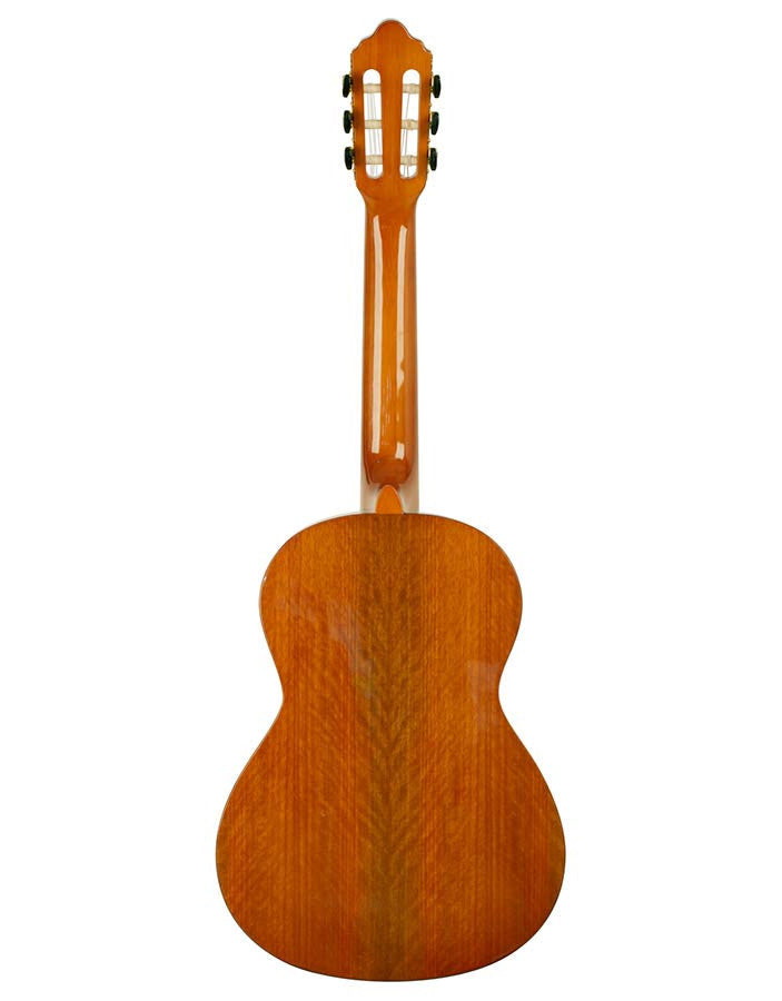 Valencia VC263 3/4 klassiek gitaar achteraanzicht