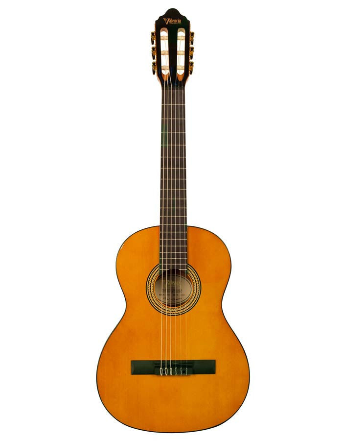 Valencia VC263 3/4 klassiek gitaar aanzicht recht van voren