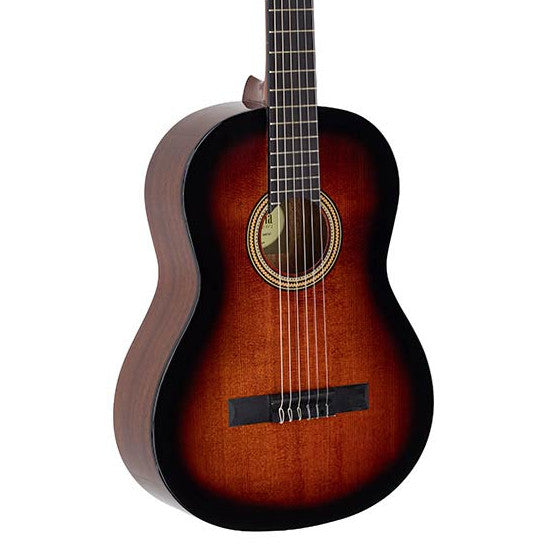 Valencia VC264 CSB klassiek gitaar vooraanzicht body