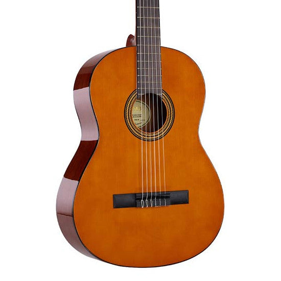 Valencia VC264H hybride klassiek gitaar vooraanzicht body