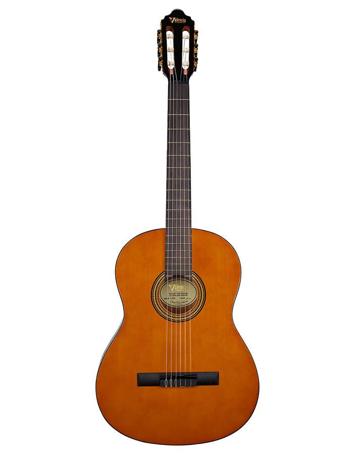 Valencia VC264H hybride klassiek gitaar aanzicht recht van voren