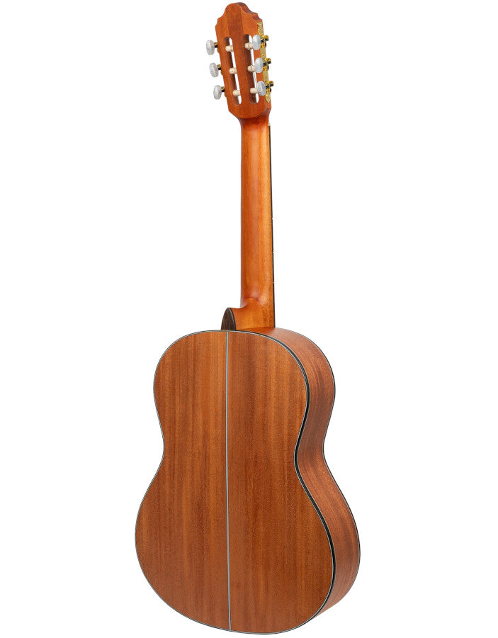 Valencia VC404 klassiek gitaar acheraanzicht