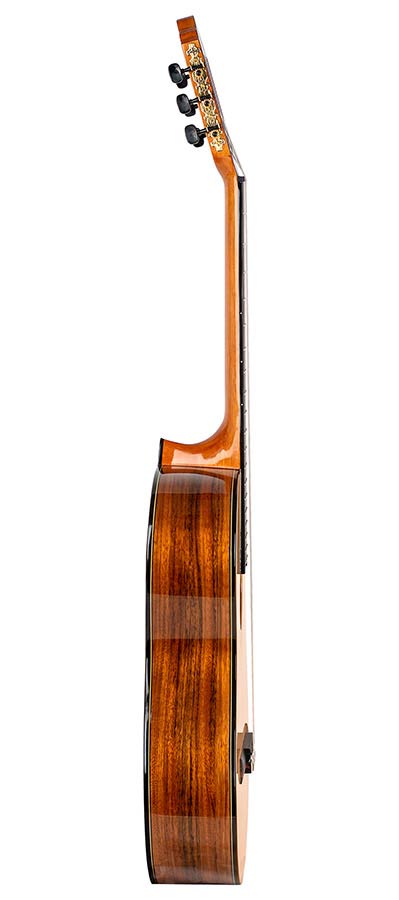Valencia VC564 klassiek gitaar zijaanzicht