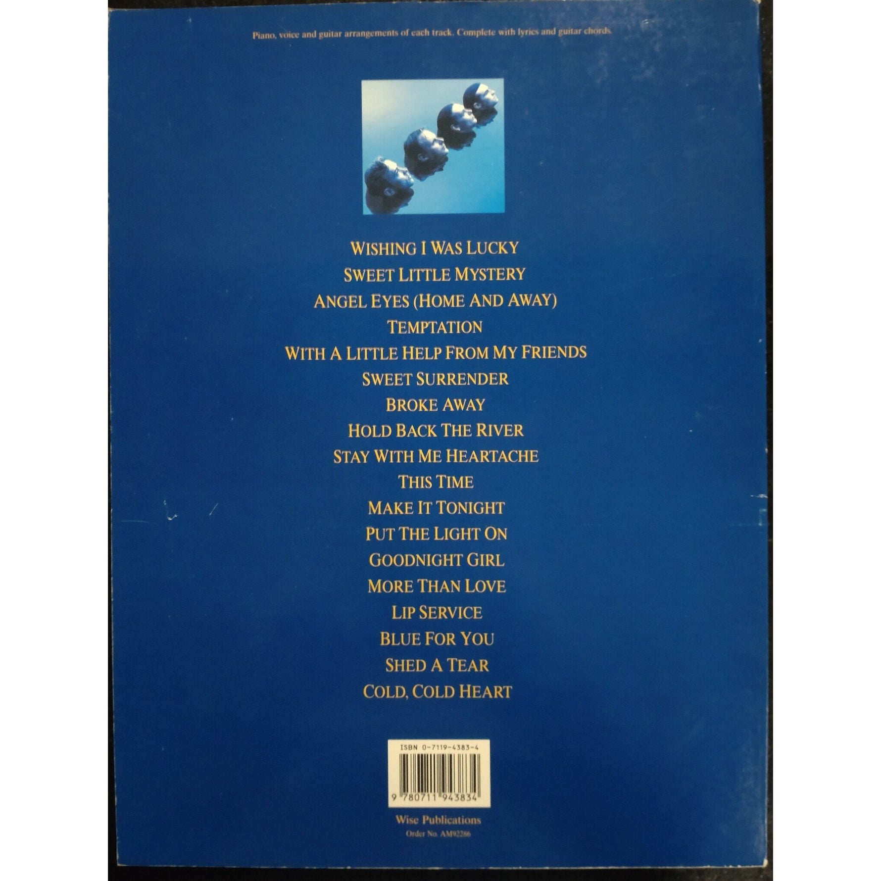 IMP Wet Wet Wet - End of Part One Their Greatest Hits - Piano, Zang en Gitaar